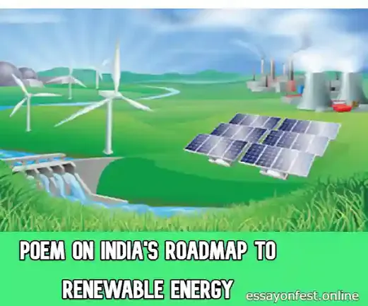 Poem On India's Roadmap To Renewable Energy