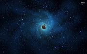 Logo Apple First think what your company work is and then depict the same in . (blue space apple logo )