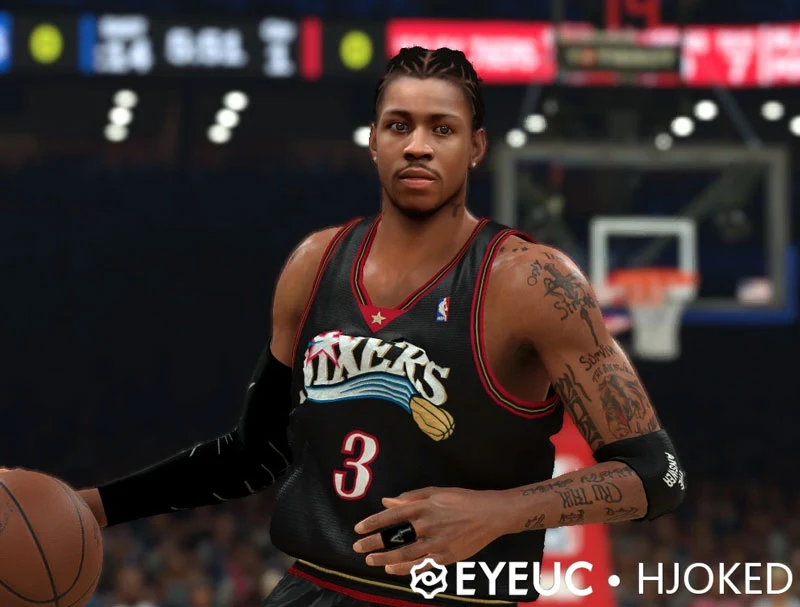 NBA 2K23 Allen Iverson Cyberface