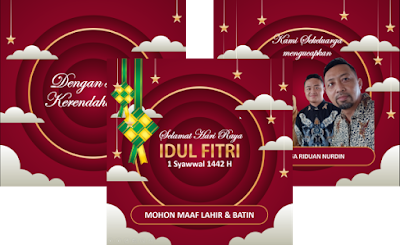 Template Video Ucapan Idul Fitri 1442 H