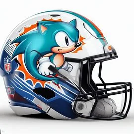 Miami Dolphins Sonic Concept Helmet