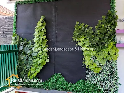 Jasa Vertical Garden Bali Denpasar | Tukang Taman Vertikal Asli & Vertical Sintetis di Bali