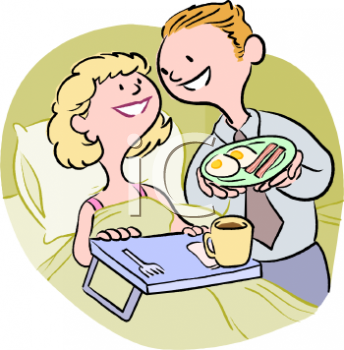 ... 2261_Man_Serving_His_Wife_Breakfast_in_Bed_Clip_Art_clipart_image.jpg