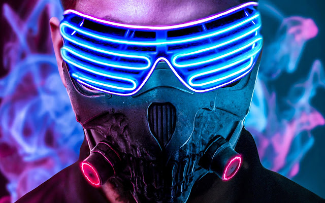 Mask Neon Guy