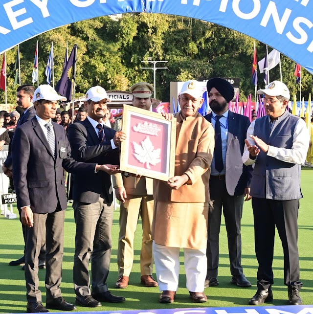 Lt Governor attends the closing ceremony of 72nd All India Police Hockey (Men/Women) Championship