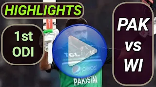 PAK vs WI 1st ODI