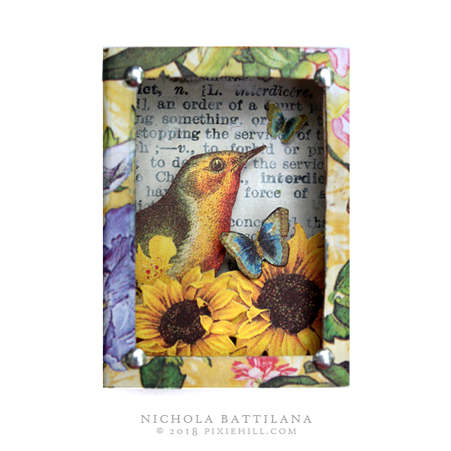 Pretty Bird Matchboxes for Graphic 45 - Nichola Battilana