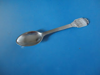 ANTIQUE KNUTHENBORG SOLID SILVER SPOON D.G.S DENMARK 