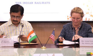Indian Railways signed MoU with USAID to Combat Climate Change