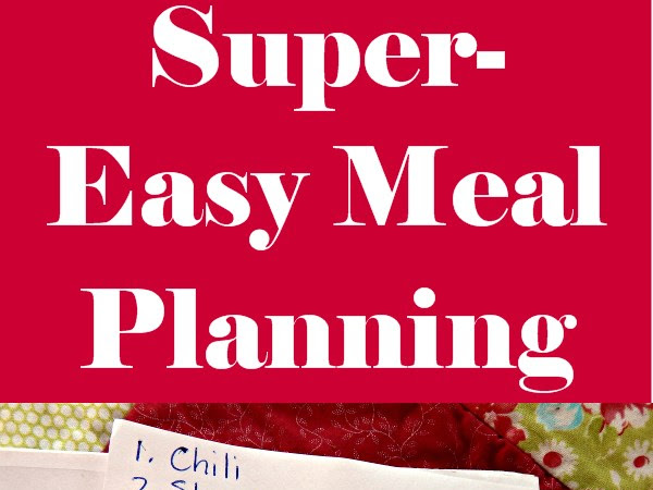 The Easy Way to Meal Plan