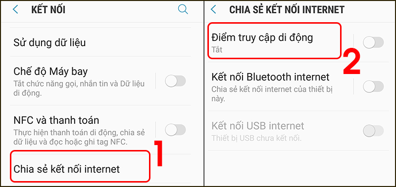 Cách phát WiFi từ điện thoại Android đơn giản