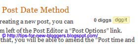 Add Digg button to Blogger or Blogspot