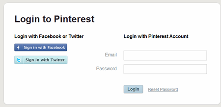  Pinterest Login 