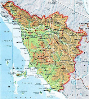 Mappa di Toscana Regionale