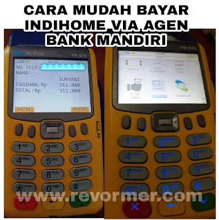 Bayar Indihome Via Agen Bank Mandiri