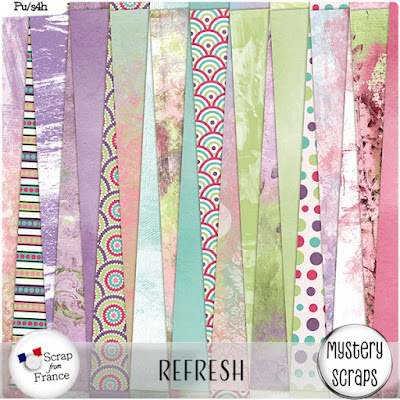 Digital Scrapbooking Kit Refresh by Mystery Scraps