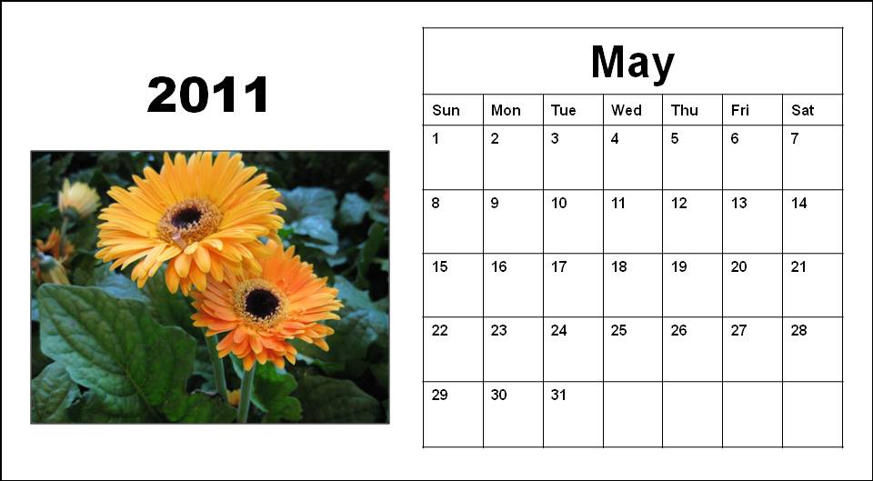 april and may calendar 2011. april and may calendar 2011.