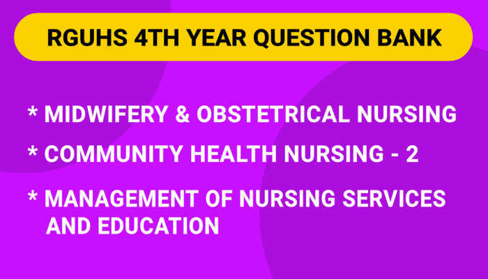 Rguhs B Sc Nursing 4th Year Question Bank Blueprint Pdf 22 Nurses Class Nursing Guides Care Plan Jobs Question Papers