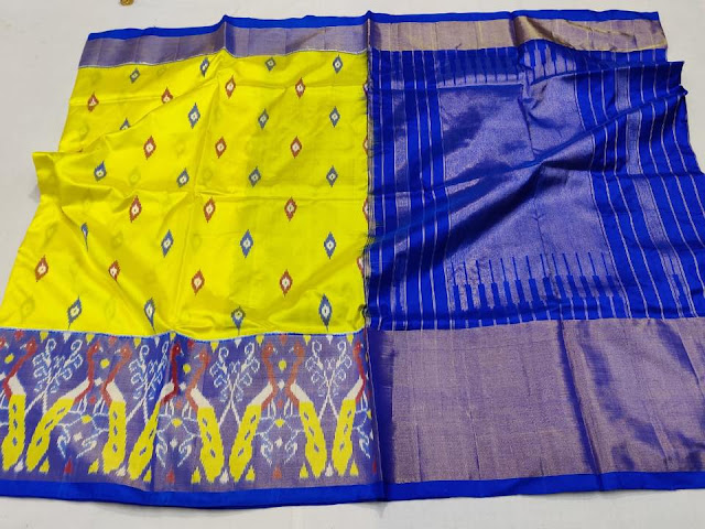 Pochampally Handloom Double Ikkat Sarees