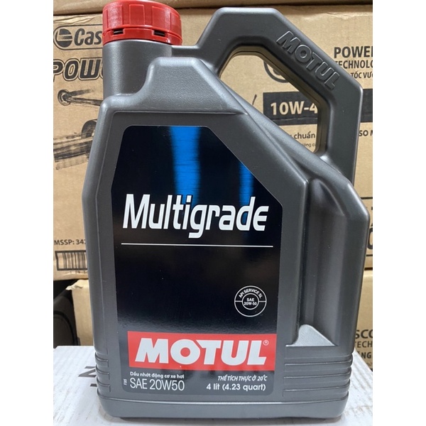 Nhớt Motul Multigrade 20W50 4L TPHCM Chính Hãng Giá Rẻ