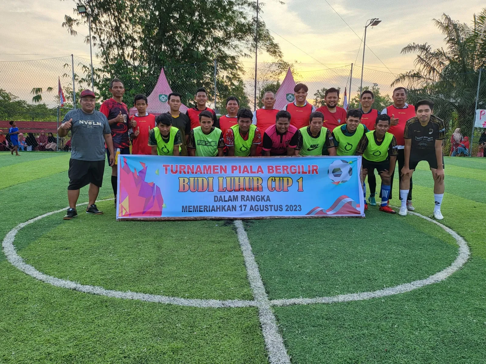 Menyambut HUT ke-78 Republik Indonesia, LDII Sampit Menggelar Turnamen Sepak Bola