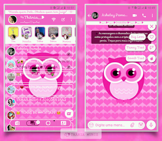 Owl Theme For YOWhatsApp & Km WhatsApp By Thania