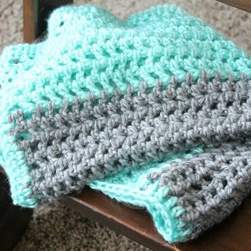On-The-Go Crochet Baby Blanket - Free Pattern