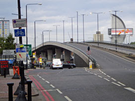 Bow Flyover (from the Bow side)