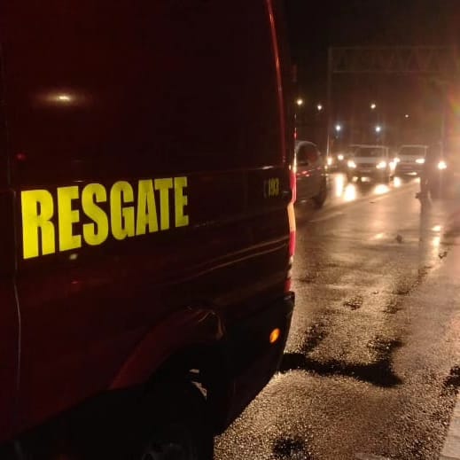 Homem fica ferido ao sofrer acidente de moto e é socorrido pelo Corpo de Bombeiros no RN