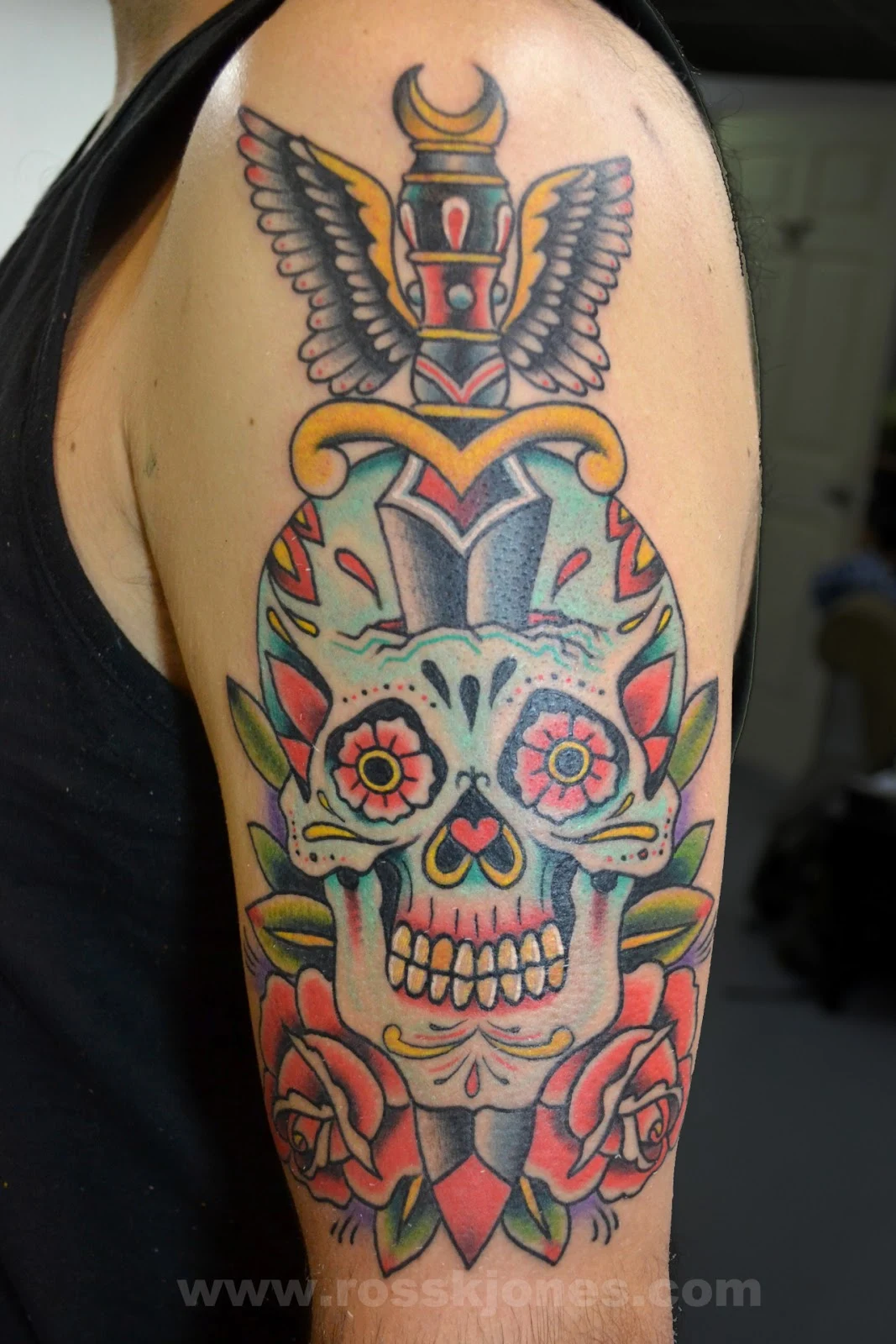 Tatuajes de Calaveras y Dagas