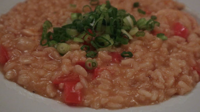 creamy risotto with octopus - octopus three ways for Sabor Seafood Festival 