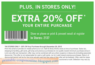 Free Printable Bath And Body Works Coupons