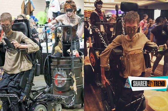Disabled Cosplayer Wows Netizens After Turning His Wheelchair Into an Epic Cosplay Costume 