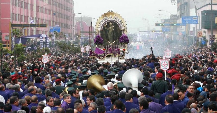 SEÑOR DE LOS MILAGROS 2017: Hoy sale en cuarta procesión. Este es su recorrido - EN VIVO - Iglesia Las Nazarenas - www.nazarenas.tv