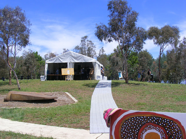 Australian Institute of Aboriginal and Torres Strait Islander Studies annual art market, Canberra. Photographed by Susan Walter. Tour the Loire Valley with a classic car and a private guide.