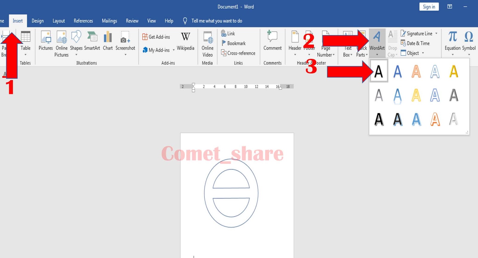  Cara  Mudah Membuat  Logo  Stempel  Di  Ms  Word  COMET SHARE