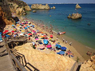 Dona Ana beach in the Algarve