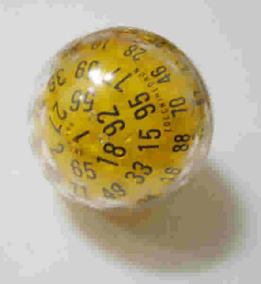 Zocchi's Golfball  100-sided die, 