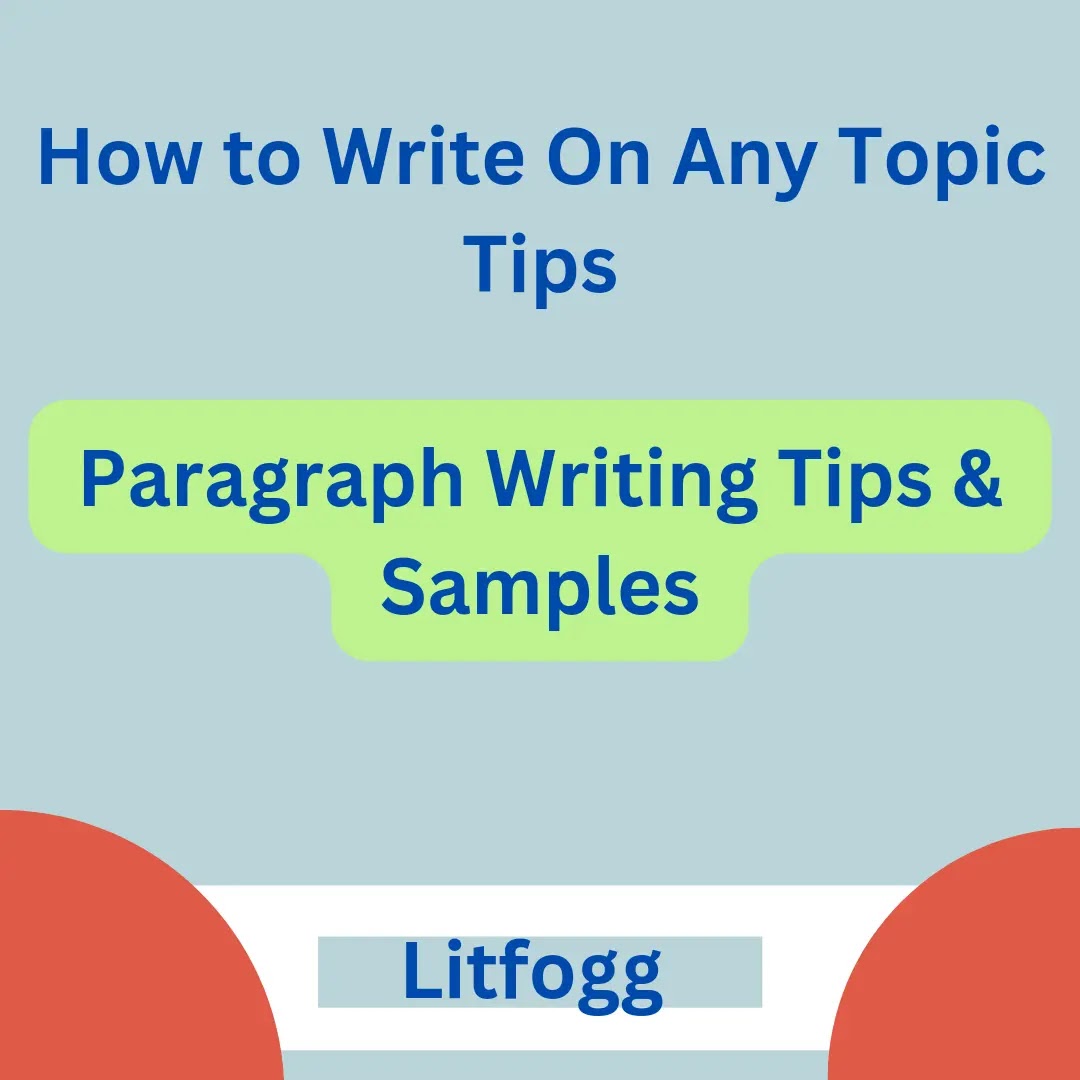 Paragraph writing tips sample