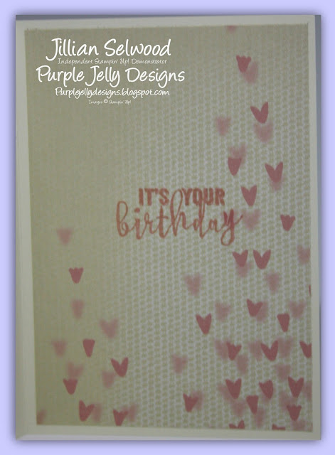 Ballong Adventures stamp set, Softly Falling Embossing folder