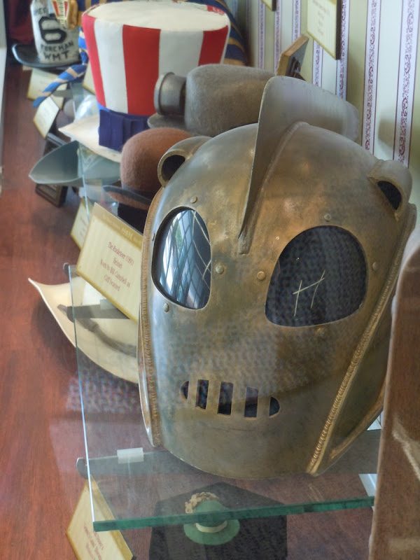 The Rocketeer helmet prop