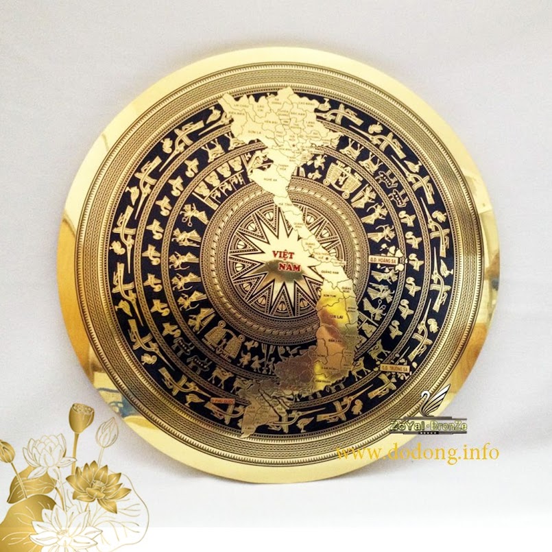 [A117] Tranh mặt trống đồng treo ở đâu hợp phong thủy nhất?