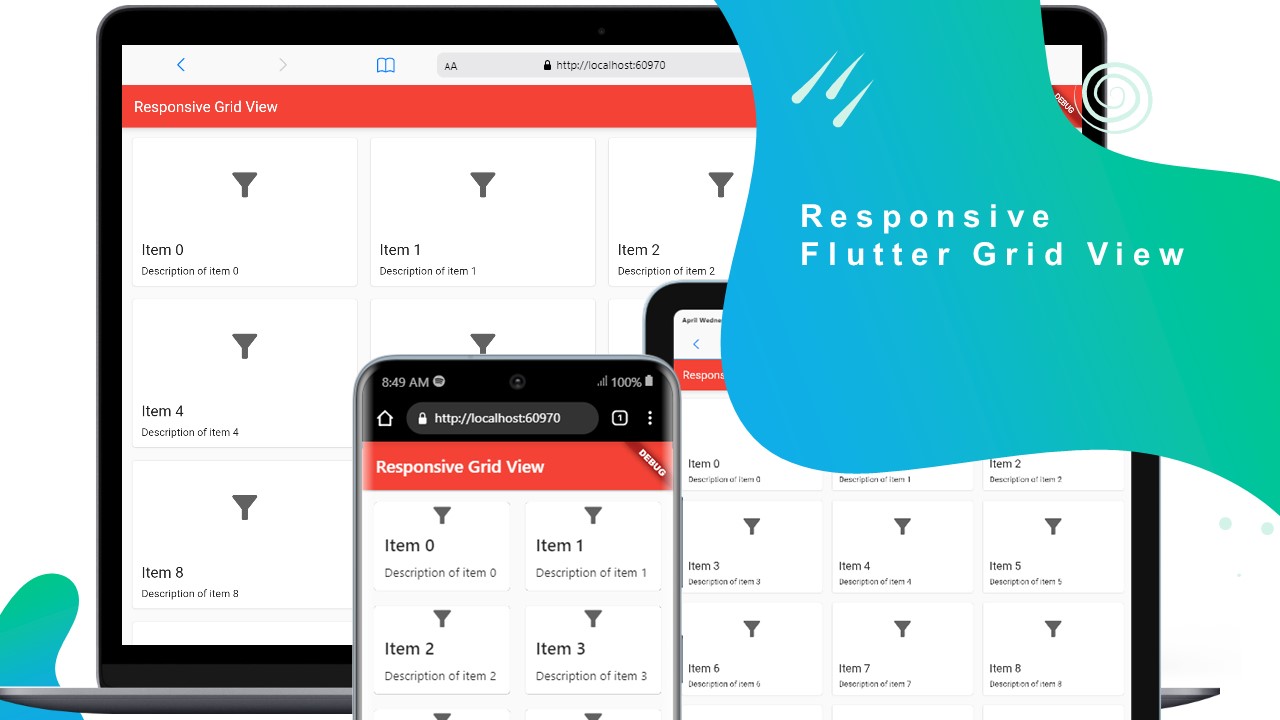 Responsive Grid View In Flutter