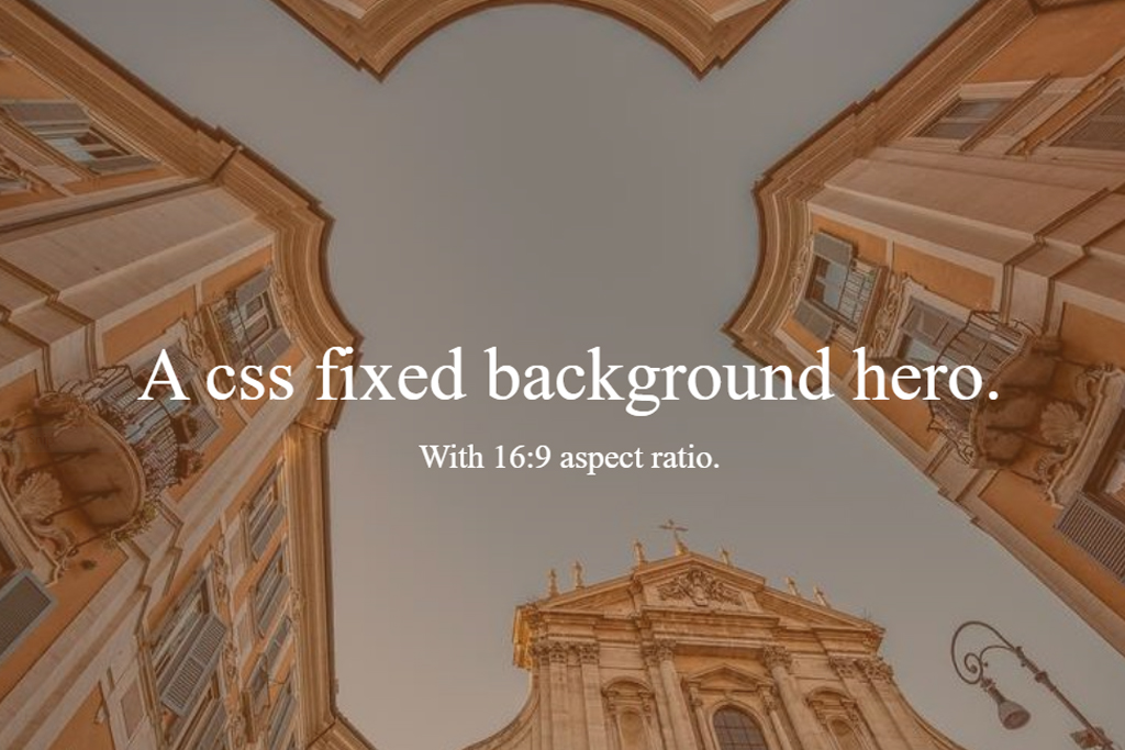 15+ CSS Stable Background Effect [Scrolling Backgrounds/fixed background]