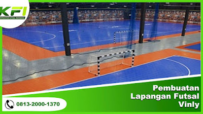 Pembuatan Lapangan Futsal Vinyl