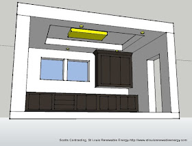 Coffered Ceiling & LED Lighting Layout-CADD Designs by Scotts Contracting