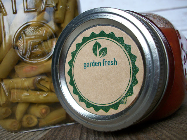 garden fresh canning jar label
