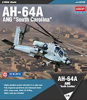 Academy 1/35 AH-64A ANG 'South Carolina' (12129) English Color Guide & Paint Conversion Chart