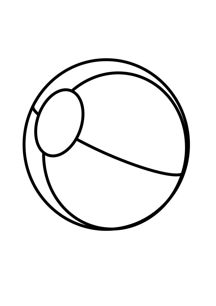 Ball Coloring Page ~ Child Coloring