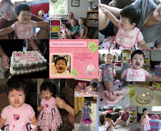 birthday collage